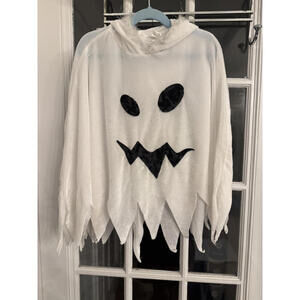 White Halloween Ghost Costume Hoodie 4T